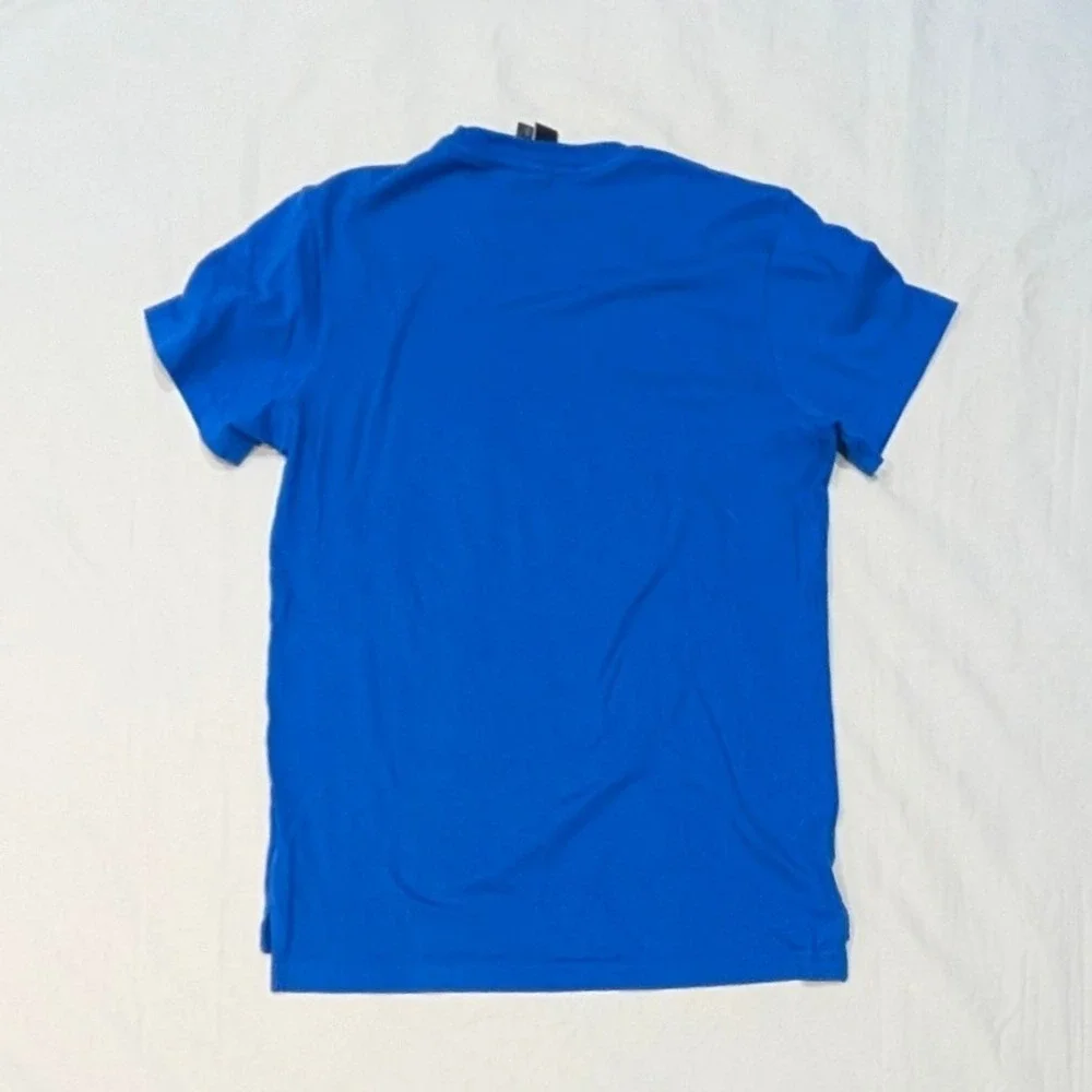 Adidas Mens Graphic T-Shirt Bundle 2 Pack Blue Teal Football Logo Medium